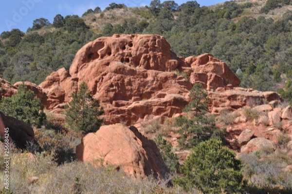 Obraz The red mountain