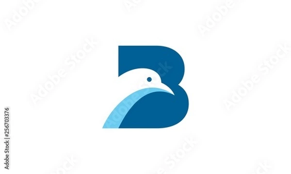 Obraz letter b bird