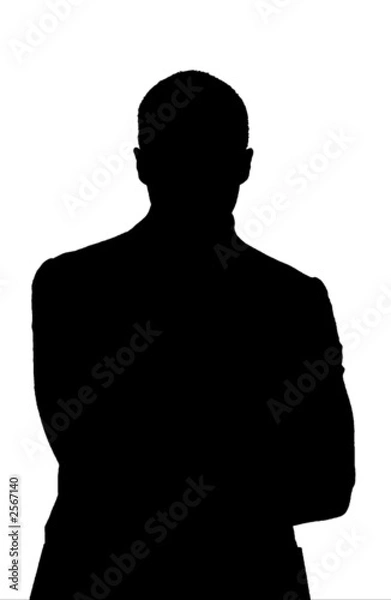 Obraz Business Man Silhouette