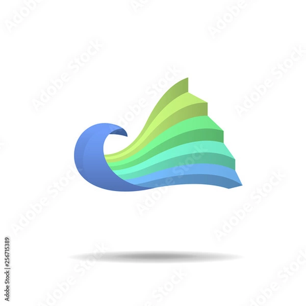 Obraz Abstract logo template. Vector illustration.