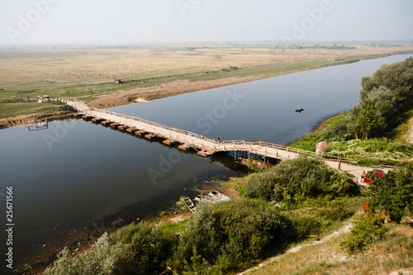 Obraz Понтонный мост