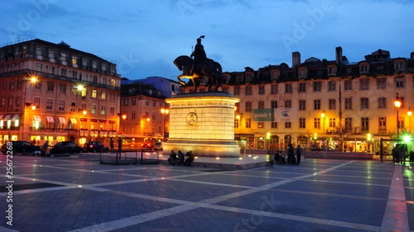 Obraz Plac Da Figuera. Lizbona, Portugalia