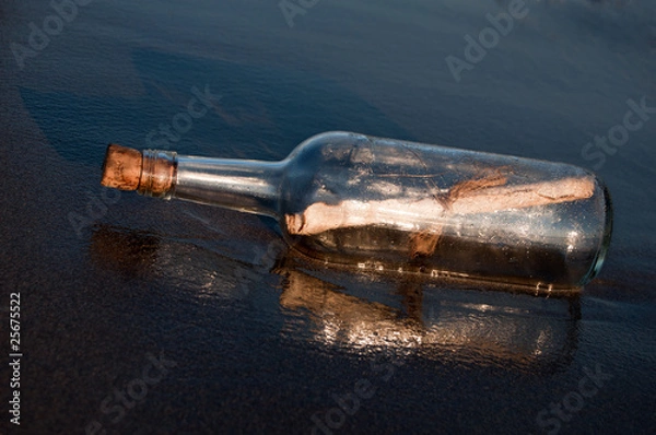 Fototapeta Message in a bottle
