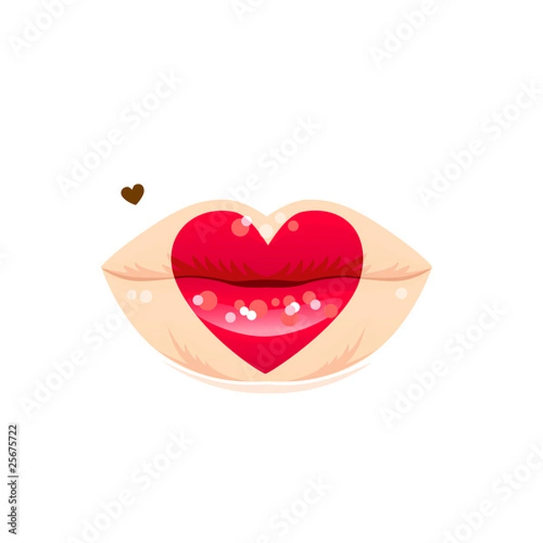 Obraz lips vector