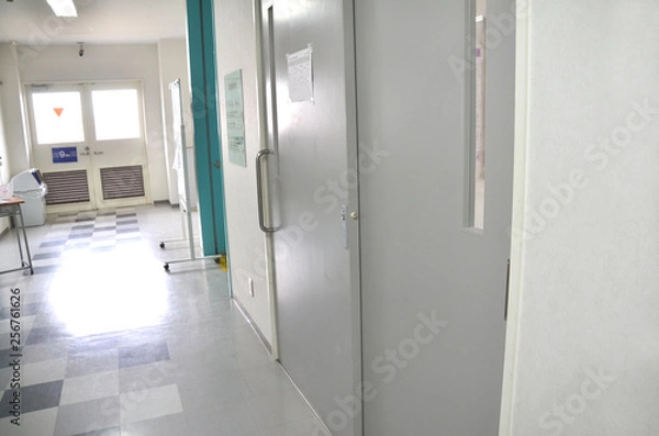 Fototapeta 学校の風景　廊下