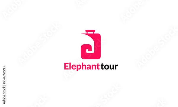 Obraz Elephant tour logo design.zip