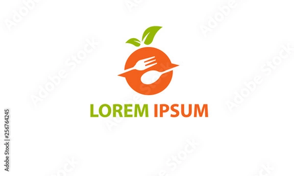 Fototapeta Heathcare nutrition logo