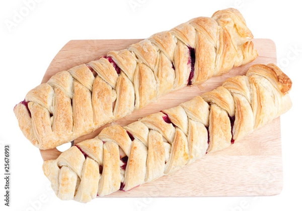 Obraz Two pie puff pastry.