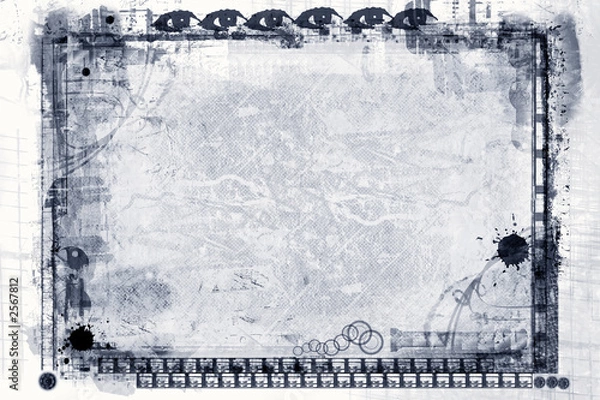 Fototapeta grunge border and background