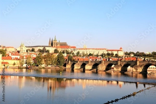 Obraz カレル橋とプラハ城