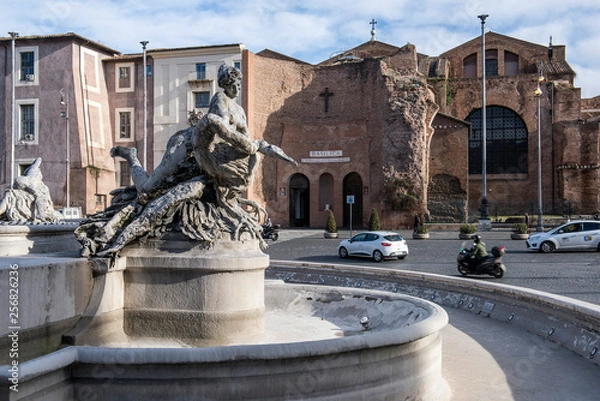 Obraz piazza della repubblica, roma