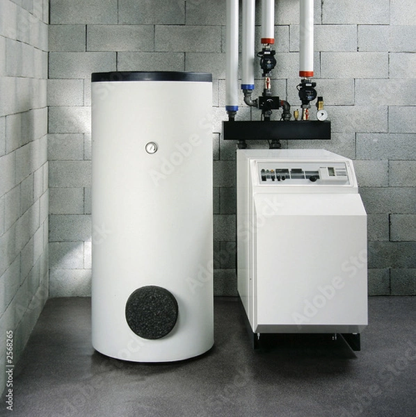 Obraz kocioł i zbiornik