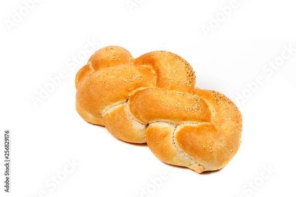 Obraz bread isolated on white background