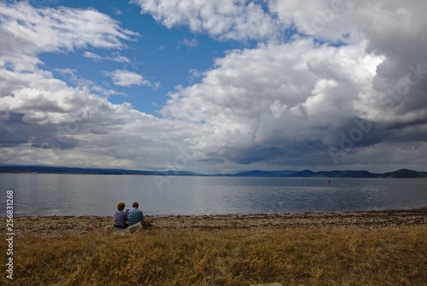 Obraz Waiting for dolphins: Moray Firth