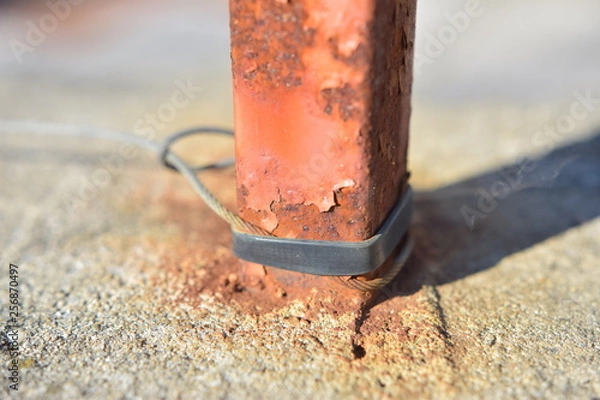 Obraz Vedação Enferrujada