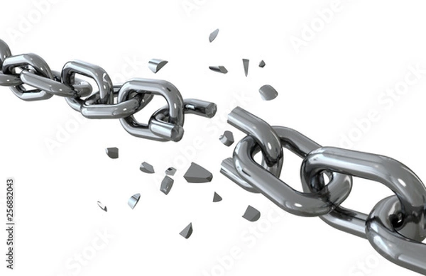 Obraz the iron chain is broken