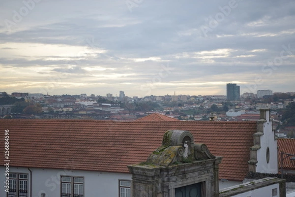 Obraz Telhados e Paisagem