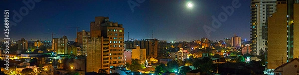 Obraz Asuncion Panorama con efecto