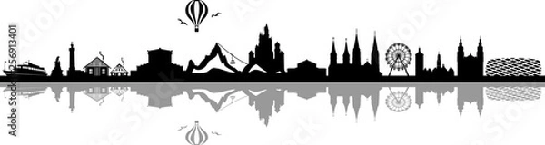 Obraz Bavaria State Germany Skyline