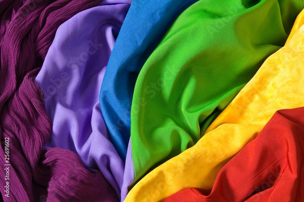 Obraz Kolorowe tkaniny
