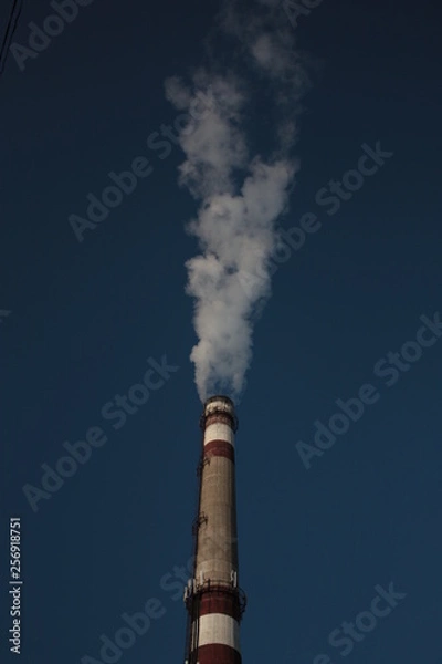 Obraz smoke from chimney