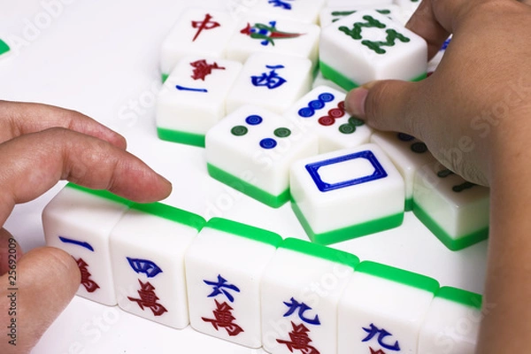 Fototapeta mahjong
