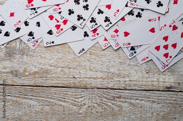 Obraz Old playing cards