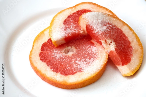 Obraz grapefruit on a plate