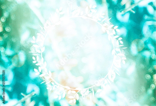 Obraz spring circle  frame