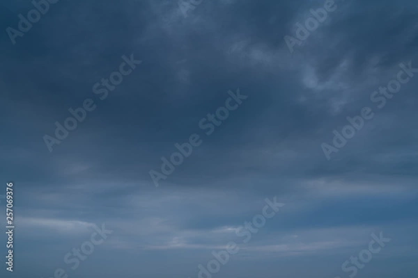 Fototapeta Cloudy sunset sky background
