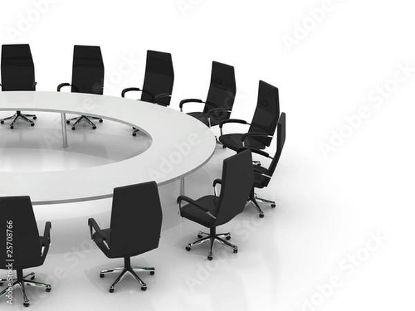 Obraz conference table and chairs