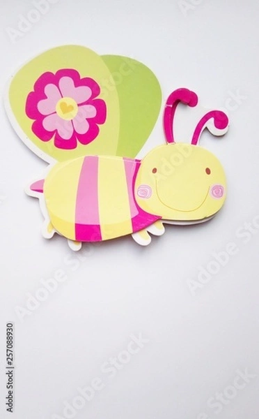 Obraz multicolored paper bee