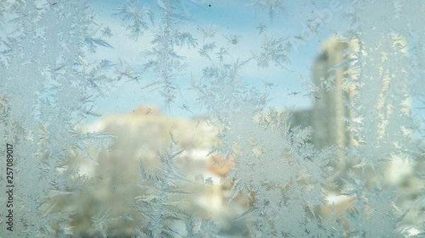 Obraz frost patterns on glass