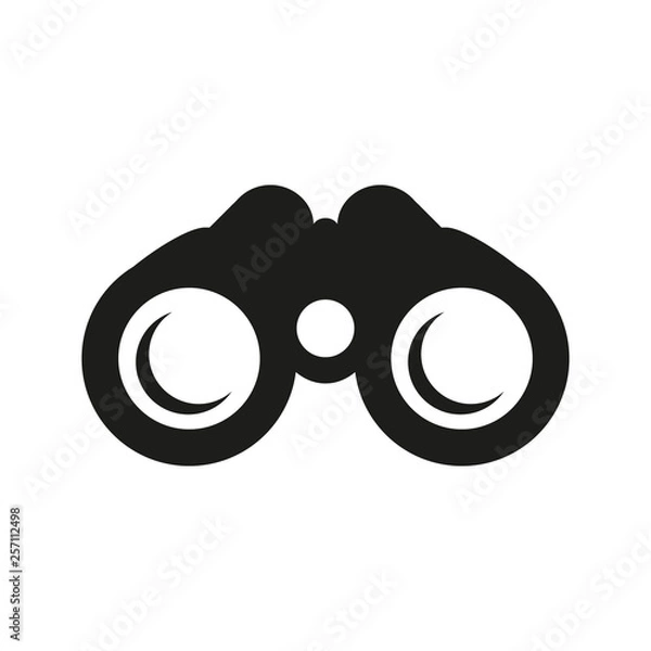 Obraz Binoculars icon. Vector. Isolated.