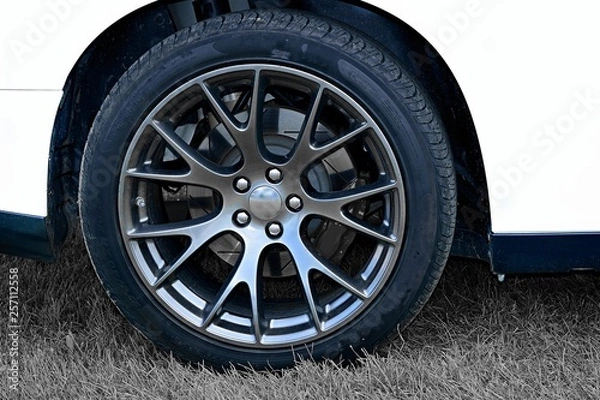 Obraz wheel isolated on white background