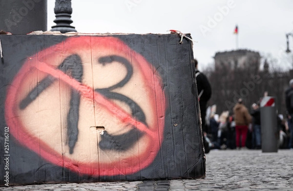 Obraz Demonstration über Artikel 13