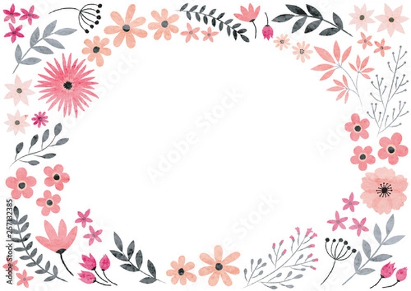 Fototapeta 花のフレーム