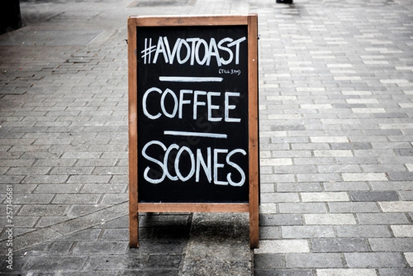 Obraz Coffee Shop Menu