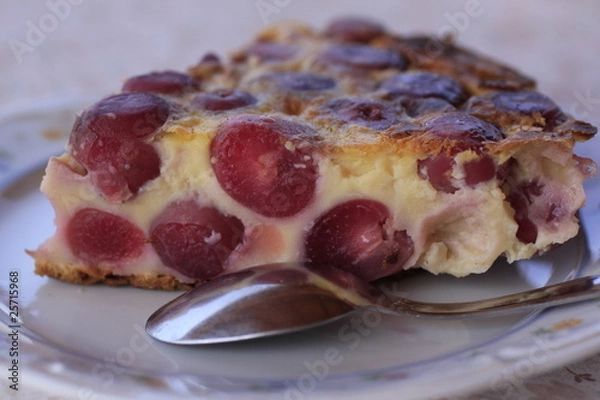 Obraz clafoutis cerises