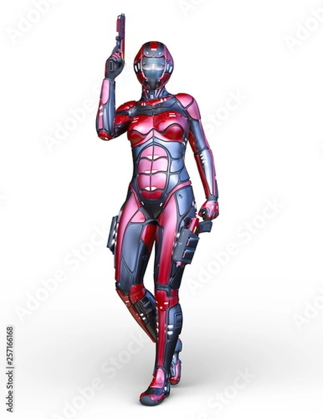 Fototapeta サイバーウーマン