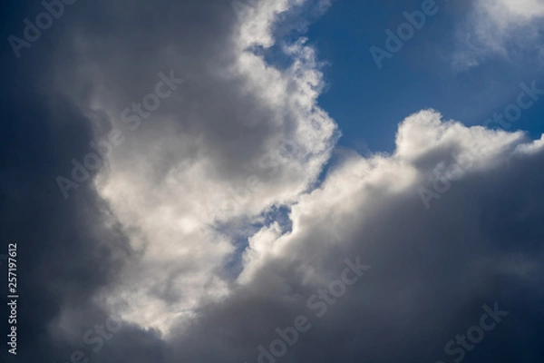 Obraz blue sky with clouds