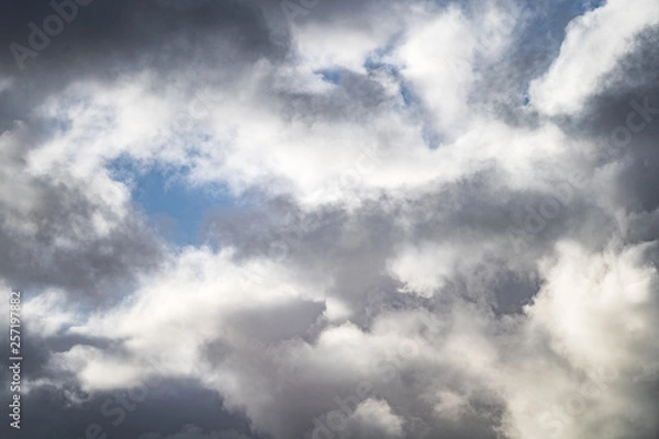 Obraz blue sky with clouds