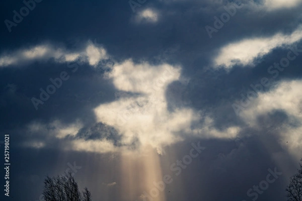 Obraz clouds with light