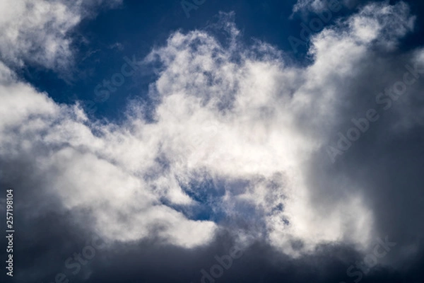 Obraz blue sky with clouds