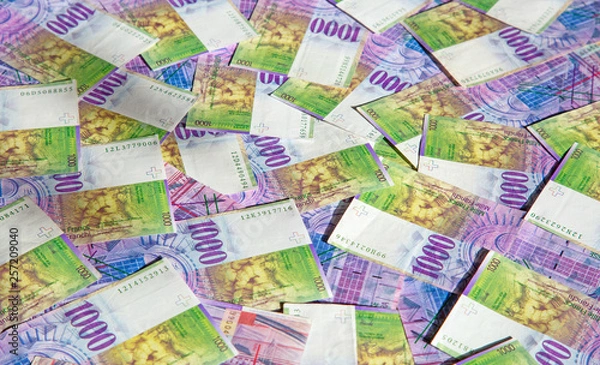 Obraz Swiss francs