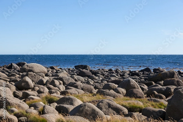 Obraz Deserted rocky coastline