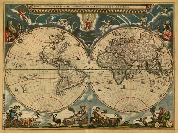 Obraz Map of ancient world