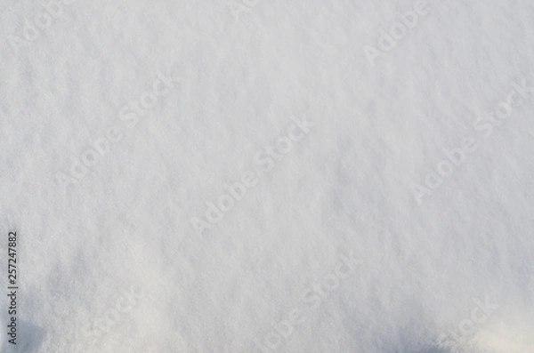 Fototapeta The texture of the fallen snow