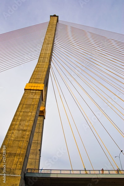 Obraz River Bridge in Bangkok Rama eight.