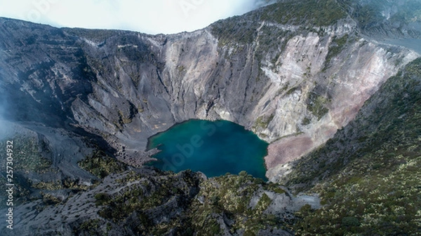 Obraz Irazu Volcano crater